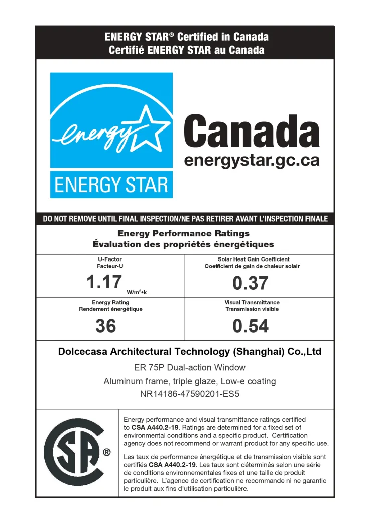 Certification document